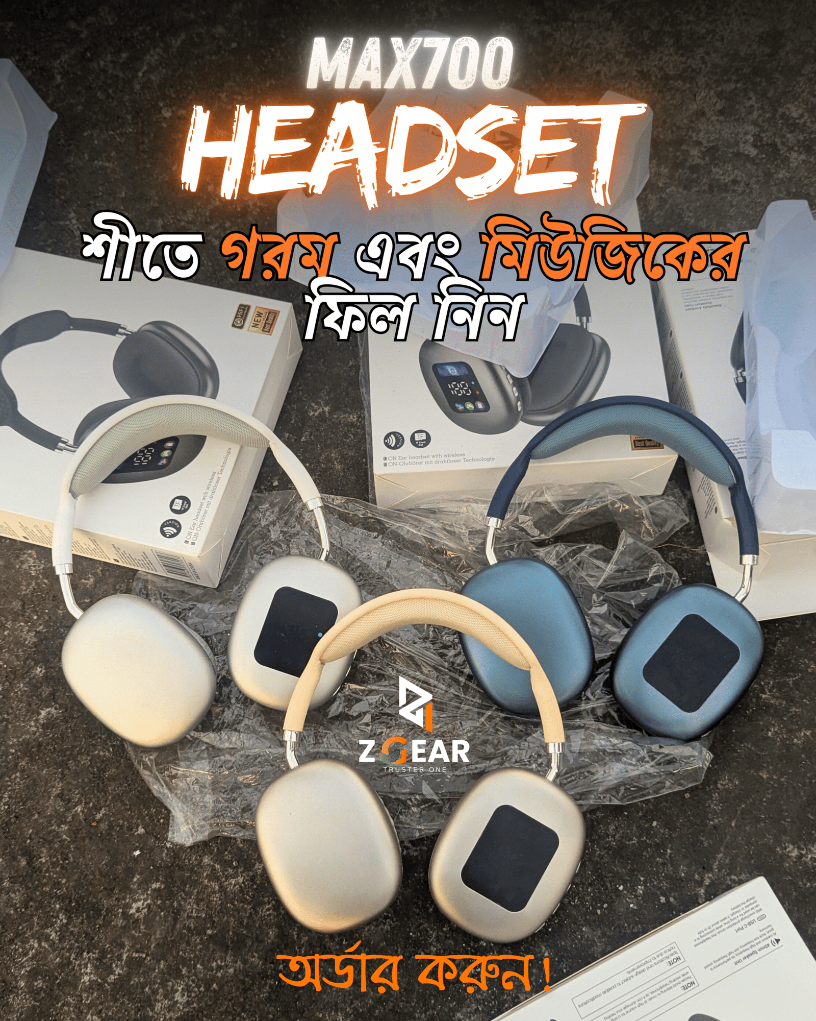 Black and Gray Minimalist Earphone Sale Instagram Post